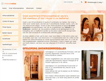 Tablet Screenshot of infraroodcabine.nl
